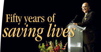 Fifty years of saving lives