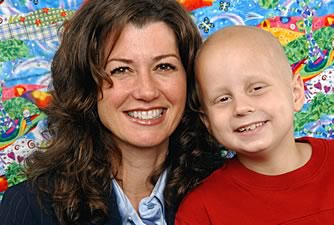 Amy Grant and St. Jude patient