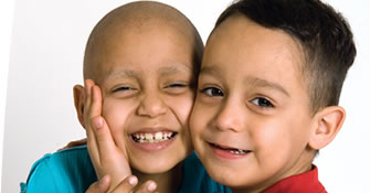 St. Jude patient Genesis and her brother
