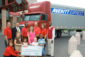 Since 1990, Averitt Express employees have delivered hope to St. Jude patients through Averitt Cares for Kids, the company’s employee giving program.