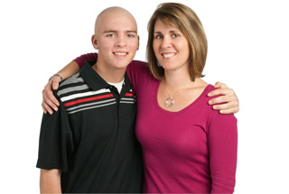 St. Jude patient Dylan and mom Debbie