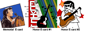 Examples of Elvis e-cards
