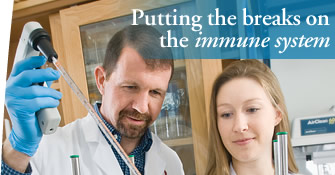 Putting the brakes on the immune system