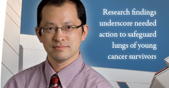 Research findings underscore needed action to safeguard lungs of young cancer survivors