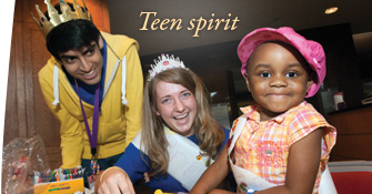 Teen spirit. Teen spirit. Volunteens share their energy and enthusiasm with ... Teen spirit. Teen spirit. Volunteens share their energy and enthusiasm with ...