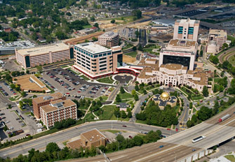 Current view of St. Jude Children's Research Hospital