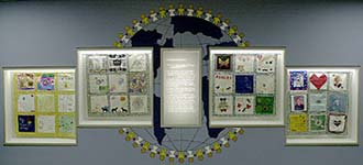 Quilt of Hope wall display