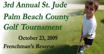 Join the Palm Beach Golf Tournament to benefit St. Jude Children's Research Hospital
