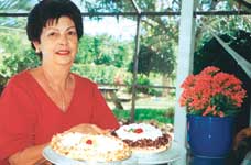 Gemma Wupperman displays her baked goods