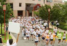 Starting line for Memphis to Peoria runners