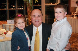 ALSAC CEO John P. Moses and St. Jude patients