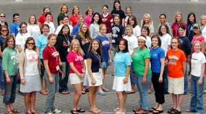 Tri-Delta sorority visits St. Jude