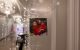A gallery installation at the 2023 Angels for Hope Gala in Rockleigh, NJ, featuring paintings by St. Jude patient Ty.