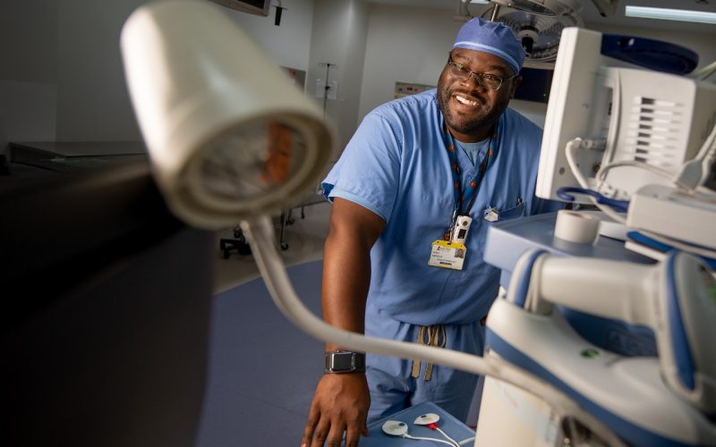 Anesthesia tech draws inspiration from patients, staff