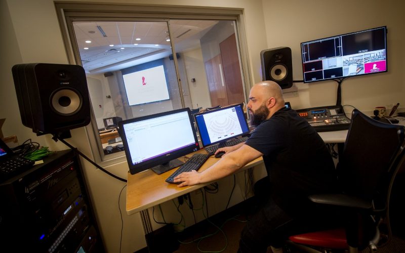 audiovisual technician joins the mix at st jude st jude audio visual technician