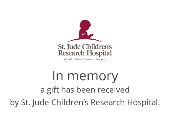 donate to st jude and help kids fight cancer st jude childrens memorial donation acknowledgement letter to family