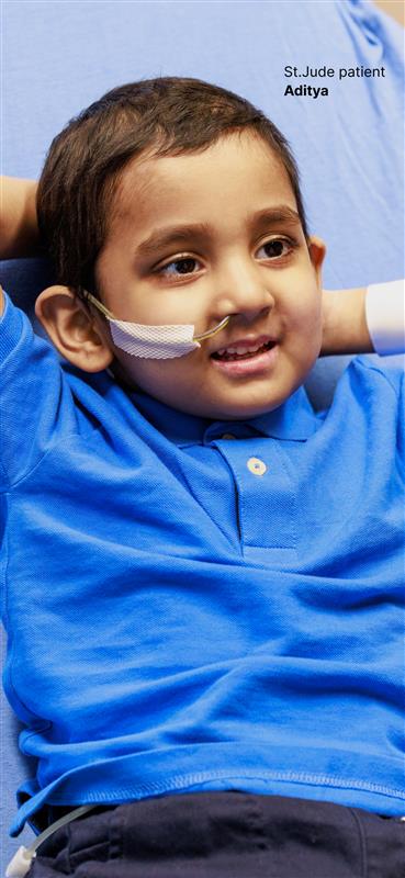 St. Jude Patient Aditya