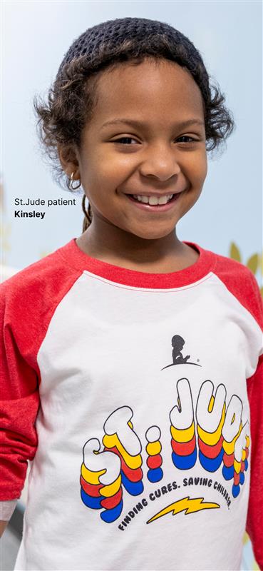 St. Jude patient Kinsley