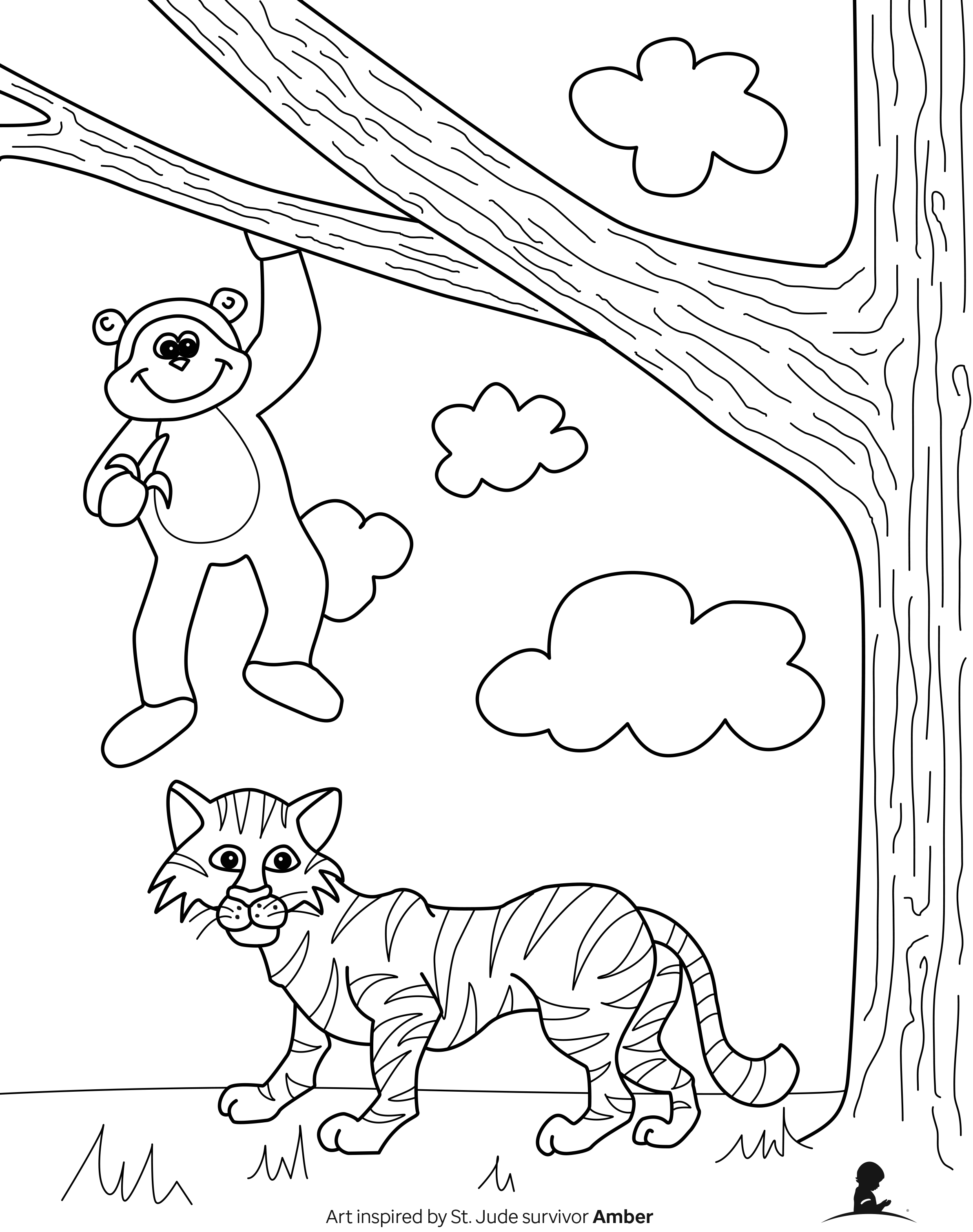 Coloring Pages and Games for Kids Print for Free   St. Jude ...