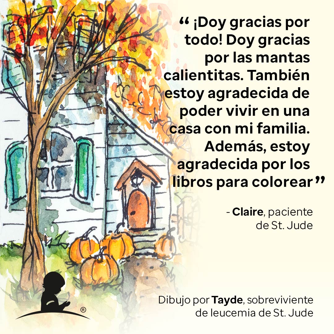 Frases Cortas y Bonitas de Accion de Gracias - St. Jude Children's Research  Hospital