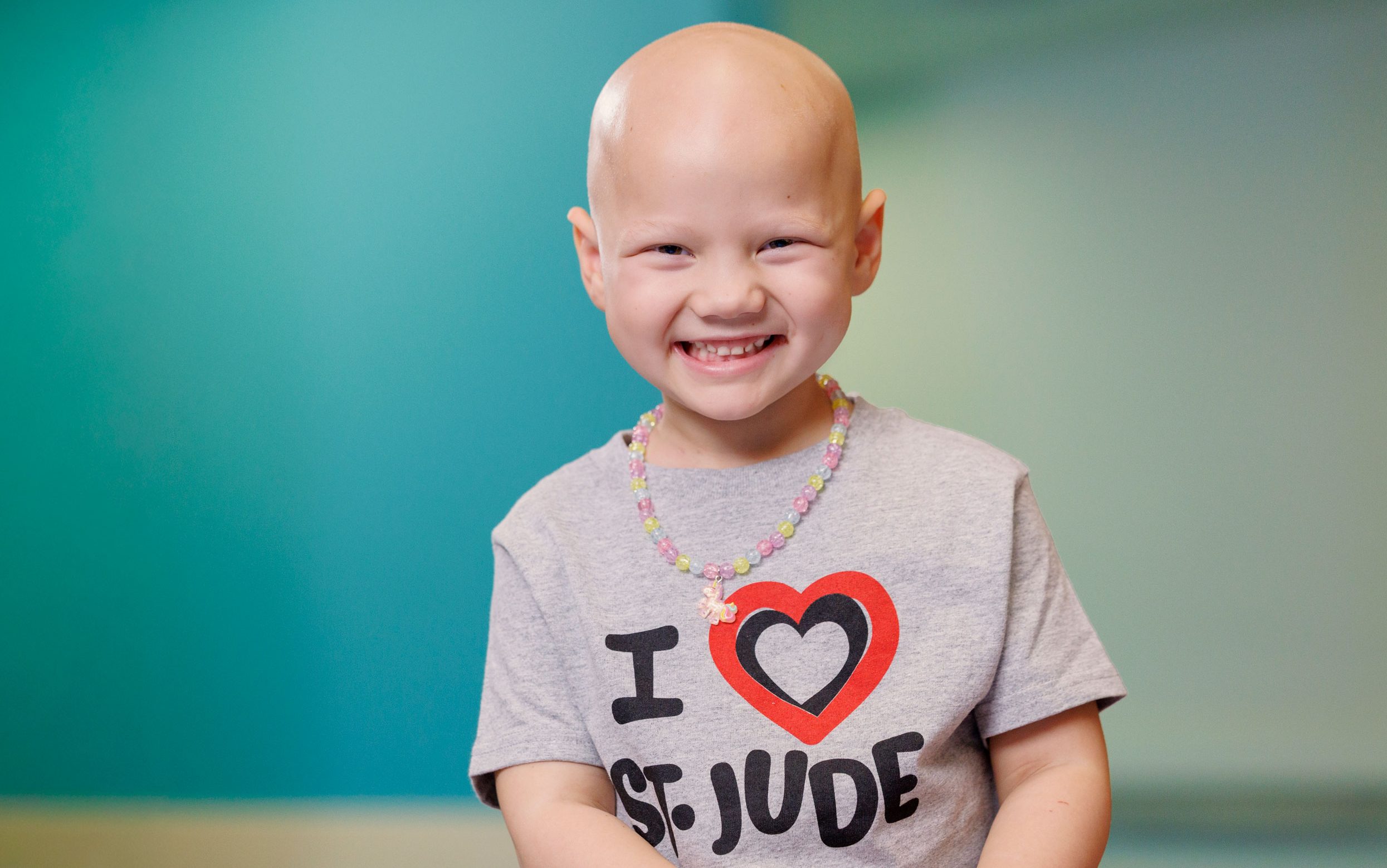 St. Jude patient Erma smiling.