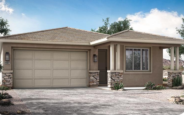 Artistic rendering of the Phoenix St. Jude Dream Home Giveaway house.