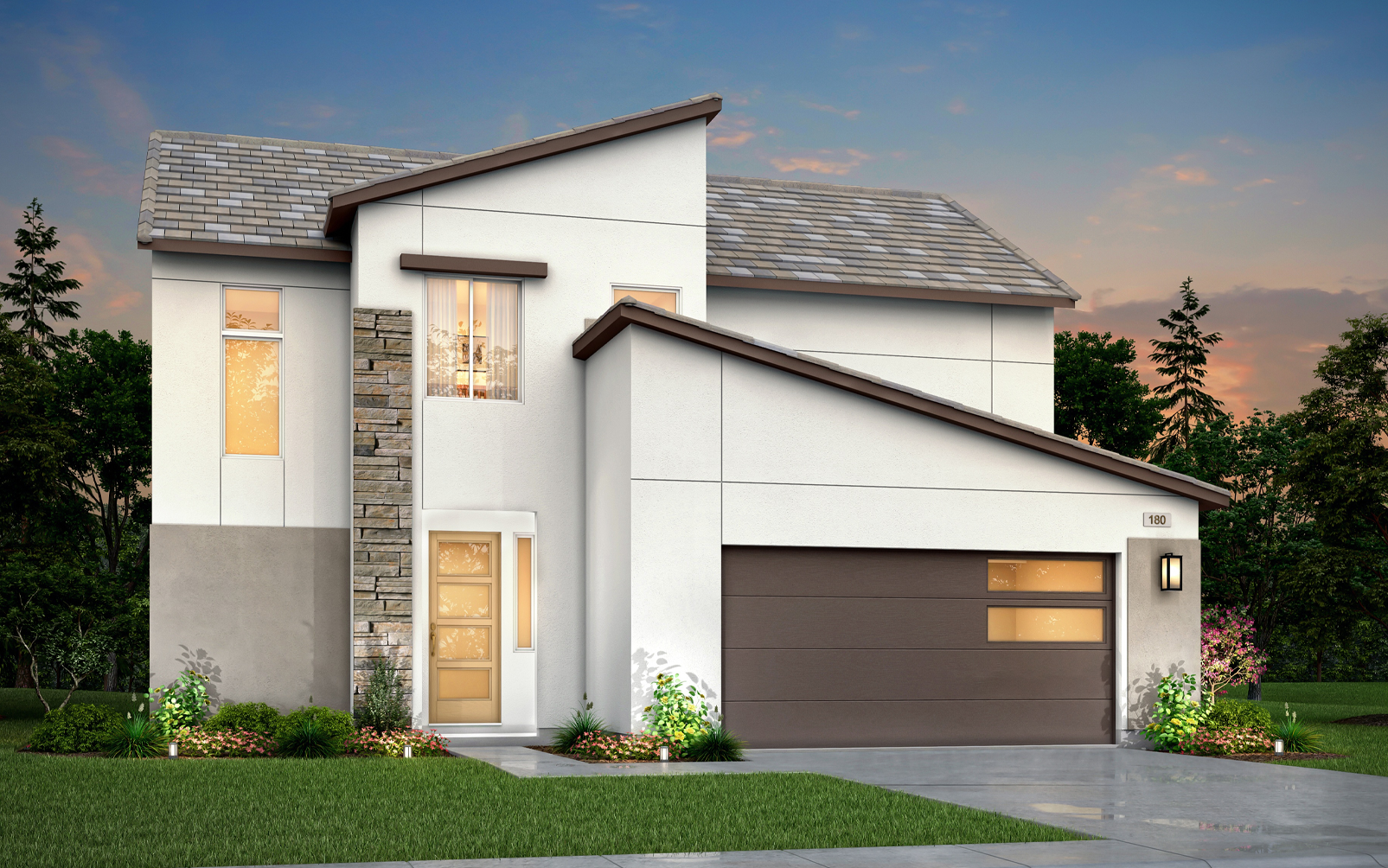 Artistic rendering of the Fresno St. Jude Dream Home Giveaway house.