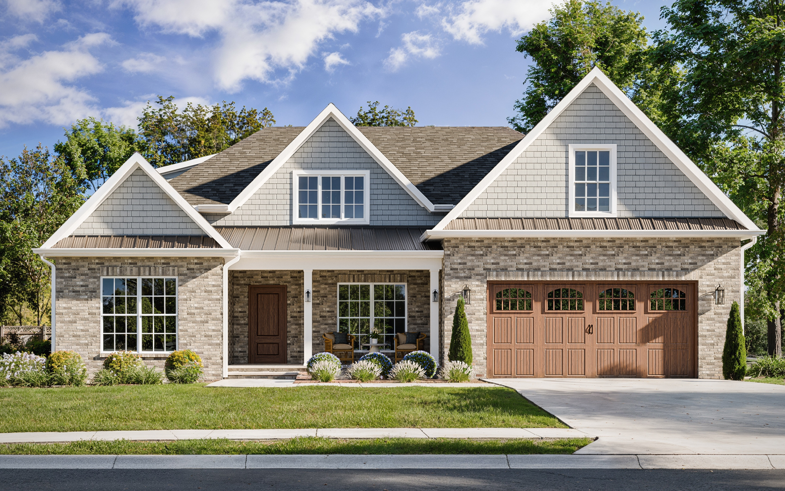 Artistic rendering of the Charlotte St. Jude Dream Home Giveaway house.