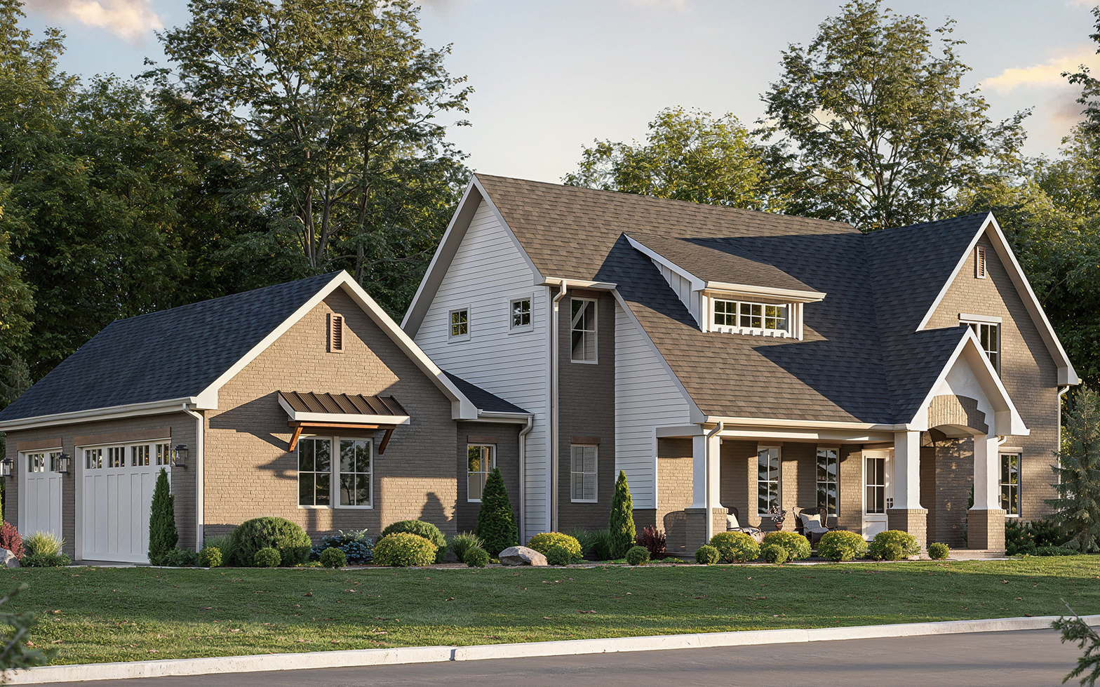 Artistic rendering of the Peoria St. Jude Dream Home Giveaway house.