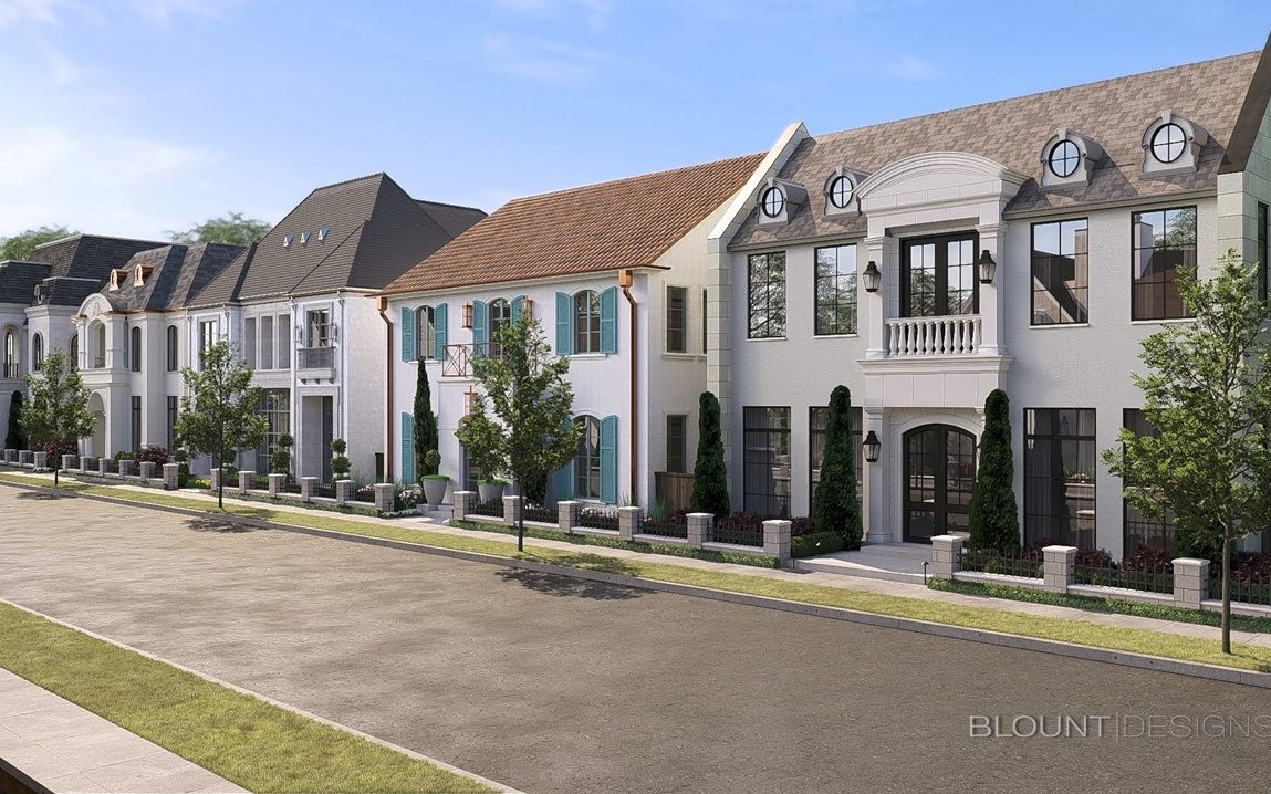 Artistic rendering of the Dallas St. Jude Dream Home Showplace house.