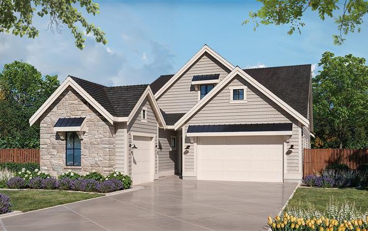 Artistic rendering of the Boise St. Jude Dream Home Giveaway house.