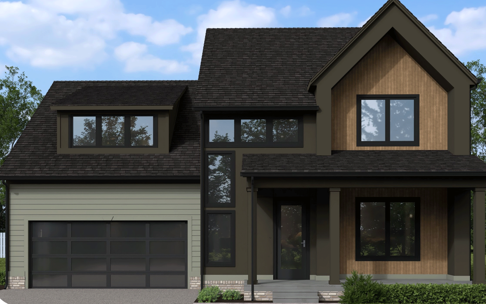 Artistic rendering of the Indianapolis St. Jude Dream Home Showplace house.
