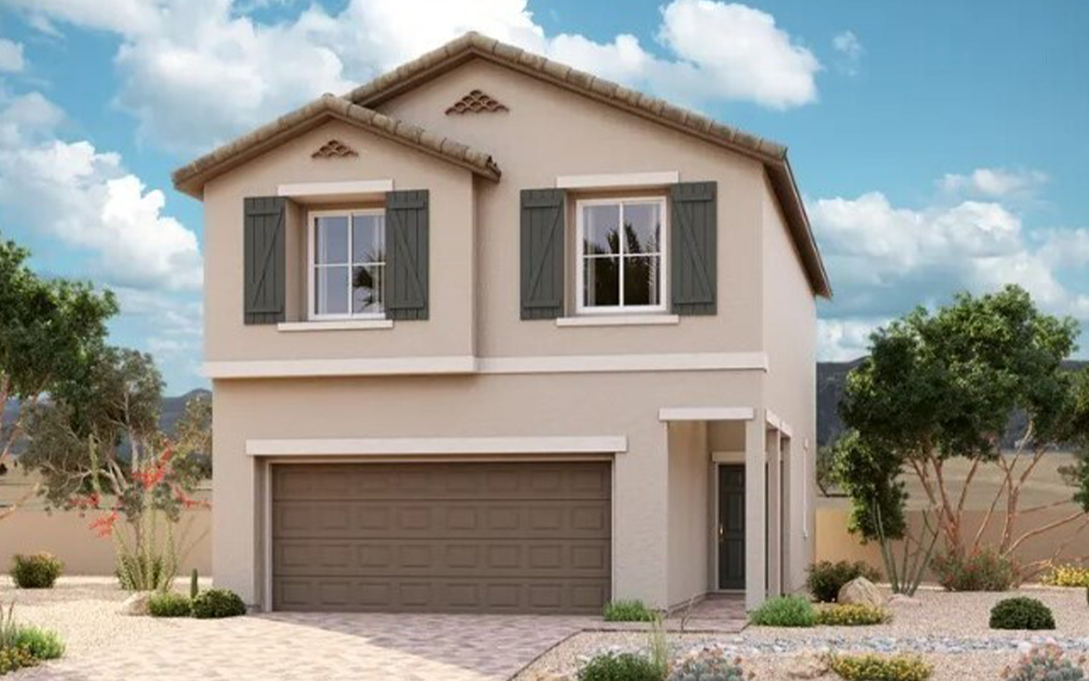 Artistic rendering of the Las Vegas St. Jude Dream Home Giveaway house.