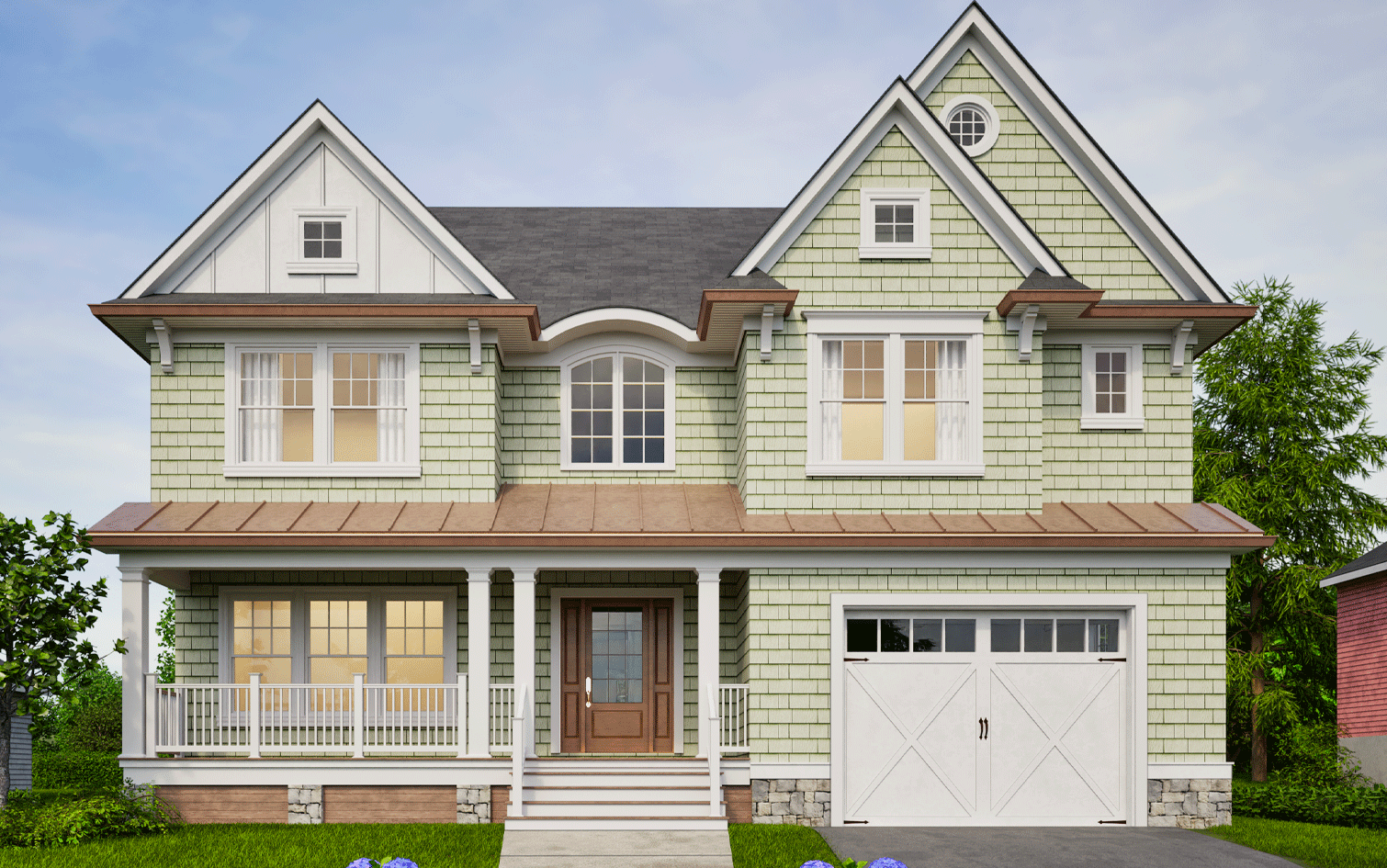 Artistic rendering of the Jersey Shore St. Jude Dream Home Showplace house.
