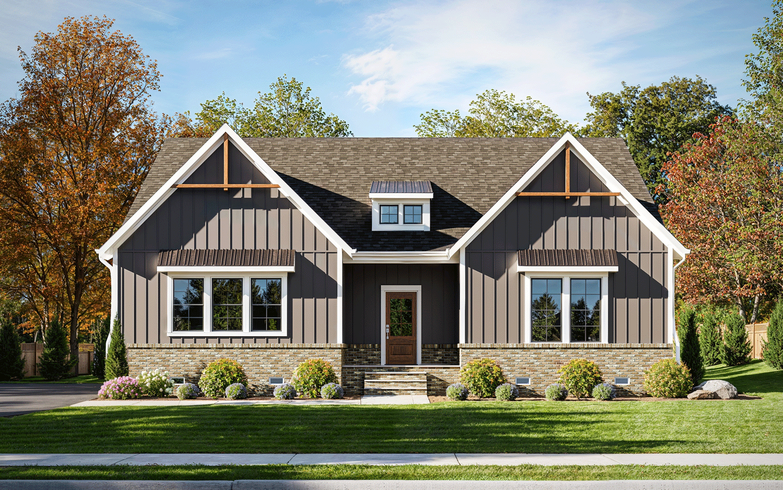 Artistic rendering of the Richmond St. Jude Dream Home Giveaway house.