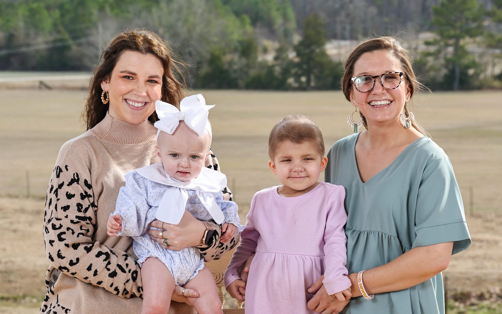 McClain, Logan and their moms