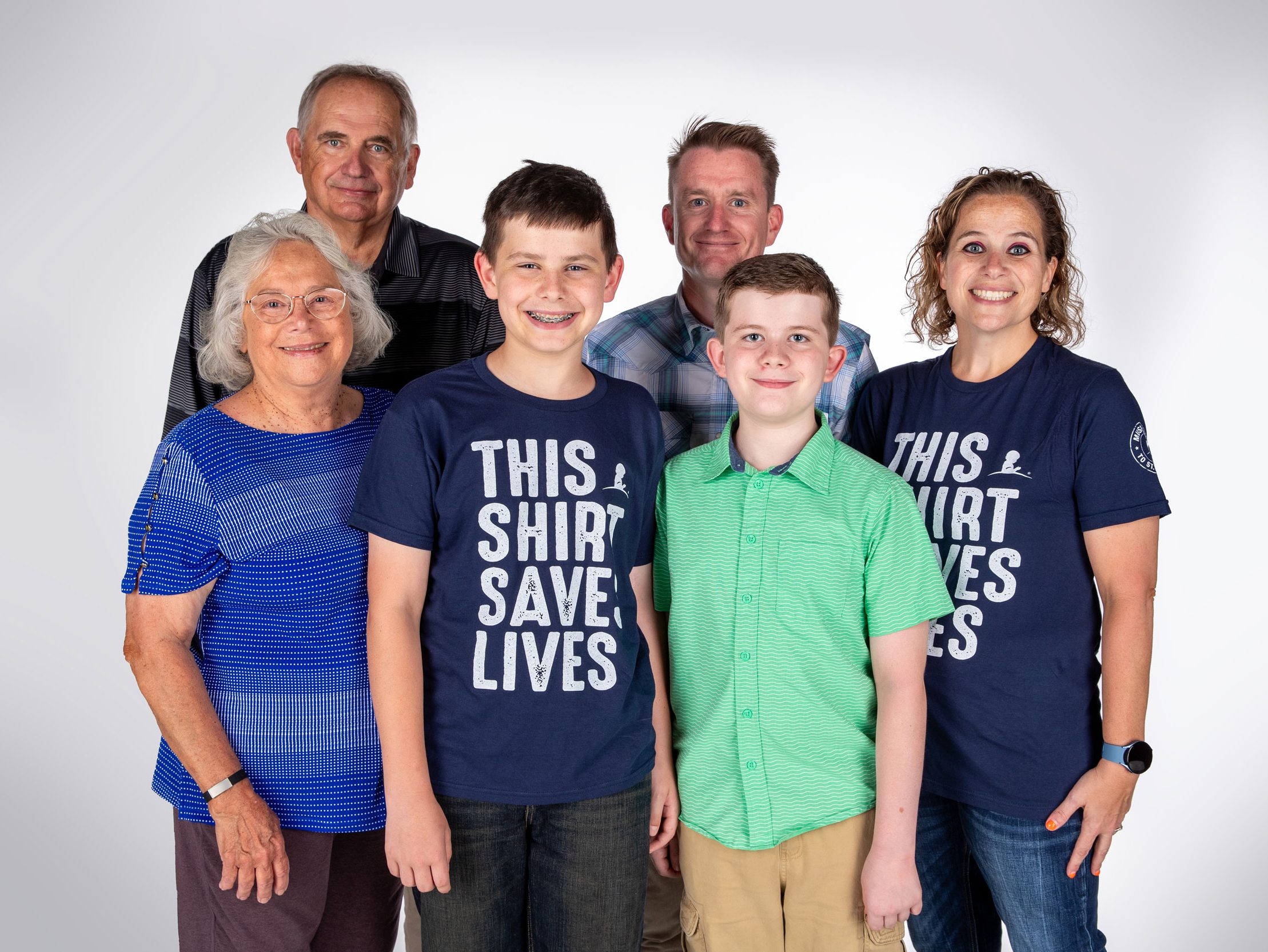 St. Jude patient Charlie and his family