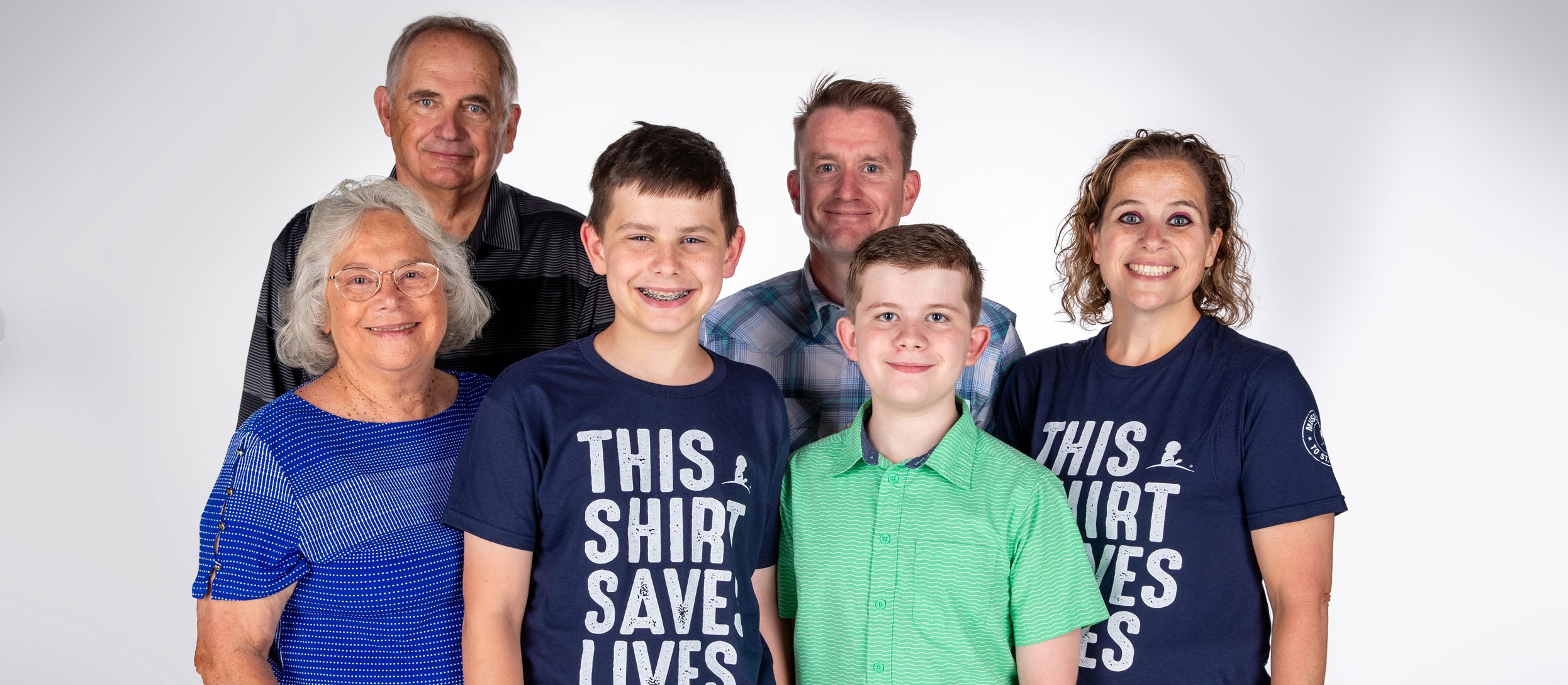 St. Jude patient Charlie and his family