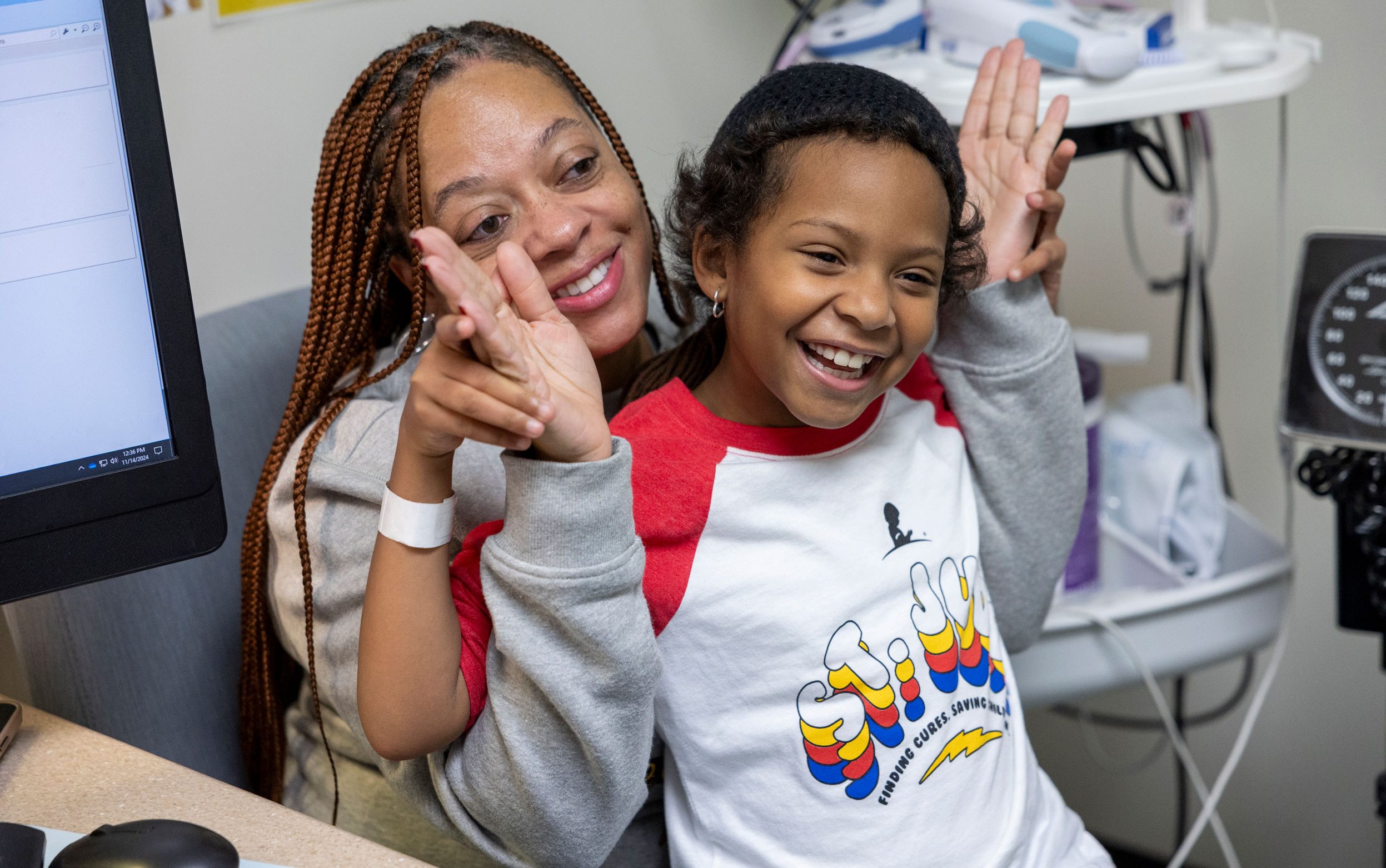 St. Jude patient Kinsley.