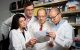 St. Jude investigators (from left) Ilaria Iacobucci, Ph.D., Charles Mullighan, MBBS, M.D., Hiroto Inaba, M.D., Ph.D., and Zhaohui Gu, Ph.D.