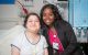 Brea Bowers with patient Karina