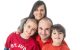 St. Jude patient Andrés with his parents and brother