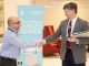 Roberts present second place to Maged Zeineldin.