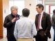 Richard Kriwacki and James R. Downing talk to each other.