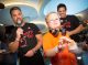 Carnival Cruise Directors with St. Jude patient Gavyn.