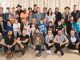 Group picture of all of the Country music stars and St. Jude patients who attended the event