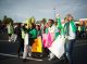 Supporters cheer on participants in the St. Jude Give thanks. Walk™.
