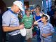 Professional golfer signing an autograph