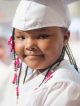 Student in cap and gown