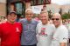 From left, McCoy, Shadyac and Memphis to Peoria Run leaders Chris Smith and Ryan Beck